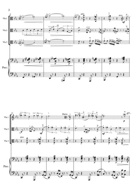 Gershwin It Aint Necessarily So 3 Violas Viola Trio Viola Group Piano Page 2