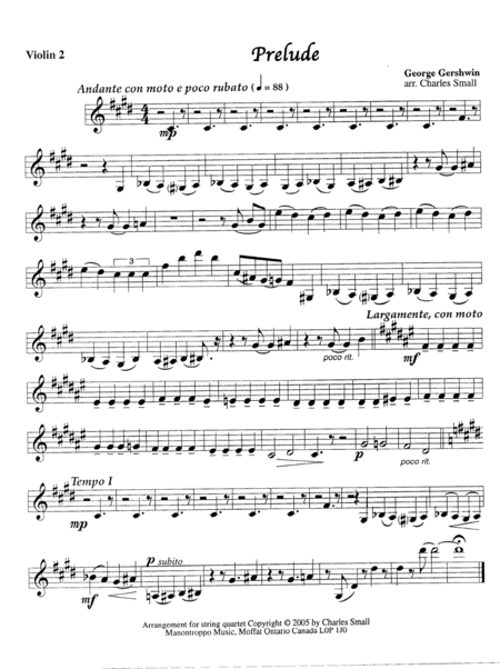 Gershwin Prelude 2 Page 2