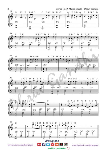 Gerua Piano Arrangement Easy To Advanced Page 2