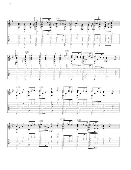 Gesu Bambino For Solo Guitar Page 2