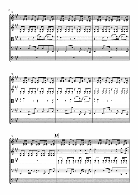 Get Lucky String Quintet String Orchestra Page 2