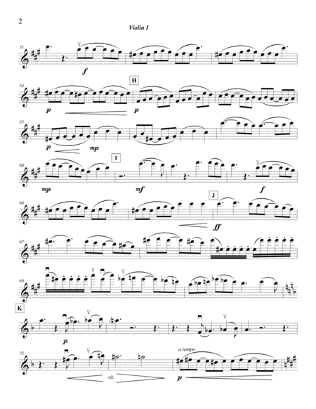 Getsemani Op 9 First Violin Page 2