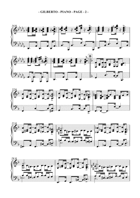 Gilberto Piano Page 2