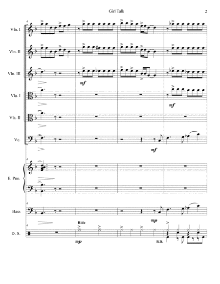 Girl Talk String Sextet Orchestra Page 2