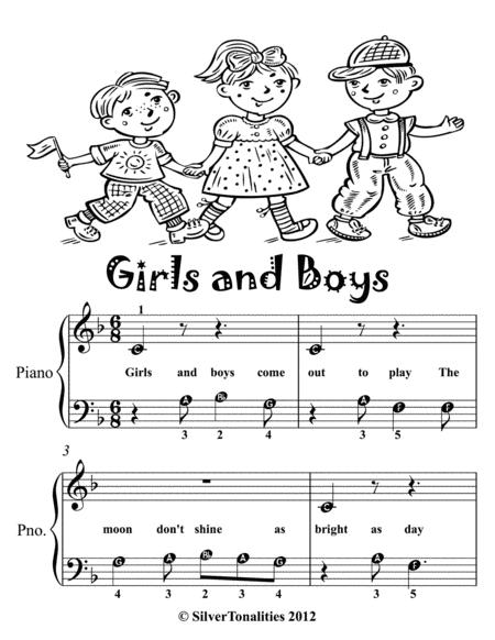 Girls And Boys Beginner Piano Sheet Music Page 2