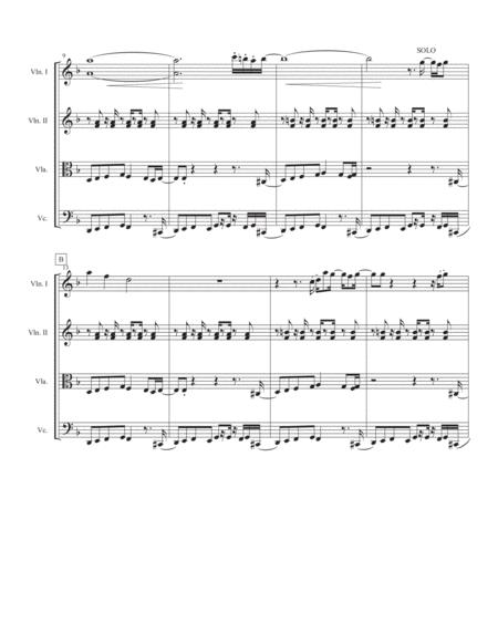 Give It To Me Baby For String Quartet Page 2