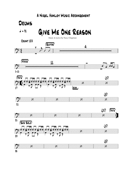 Give Me One Reason 7pc Funk Band Chart In G Page 2