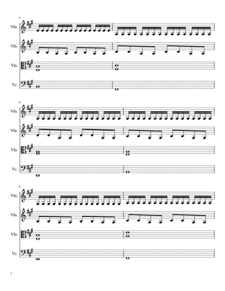 Gladiator Theme String Quartet Now We Are Free Page 2