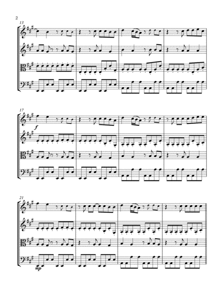 Gloria Laura Branigan String Quartet Trio Duo Or Solo Violin Page 2