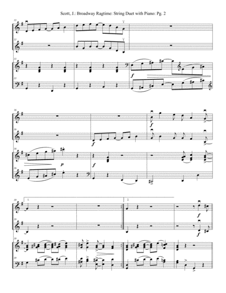 Go Carry Thy Burden To Jesus For Violin And Viola Page 2