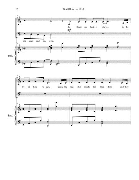 God Bless The Us A Alto Tenor Duet Page 2