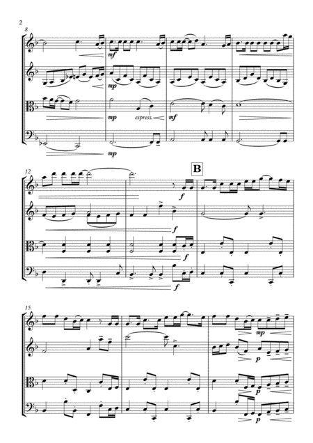 God Bless The Us A String Quartet Page 2