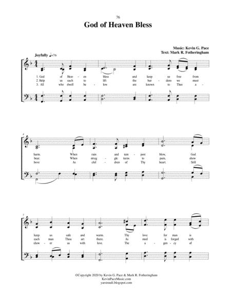 God Of Heaven Bless A Sacred Hymn Page 2