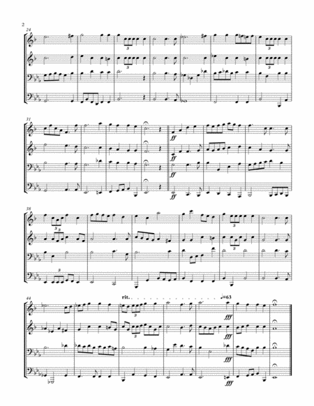 God Of Our Fathers Brass Quartet Page 2