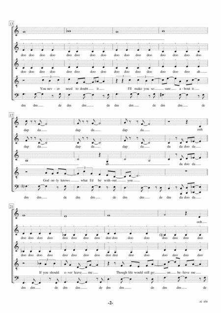 God Only Knows Saatb A Cappella Page 2