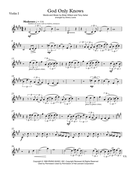 God Only Knows String Quartet For String Quartet Page 2