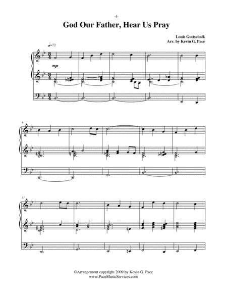 God Our Father Hear Us Pray Organ Solo Prelude Page 2