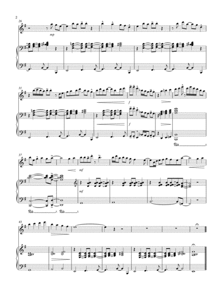 God Rest Ye Merry Gentlemen For Flute Solo With Piano Accompaniment Page 2