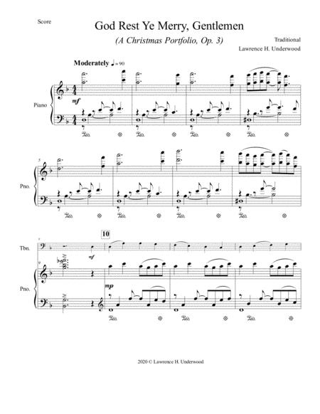 God Rest Ye Merry Gentlemen For Solo Trombone Baritone Or Euphonium Page 2