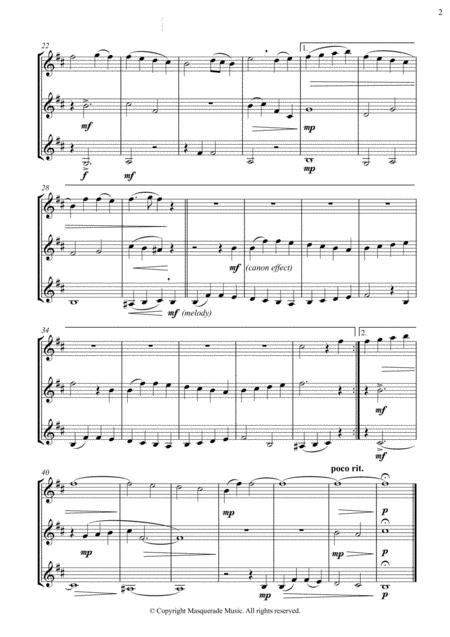 God Rest Ye Merry Gentlemen Lovely Clarinet Trio Arrangement For Beginner Early Intermediate Suitable For Mixed Ability Groups Page 2