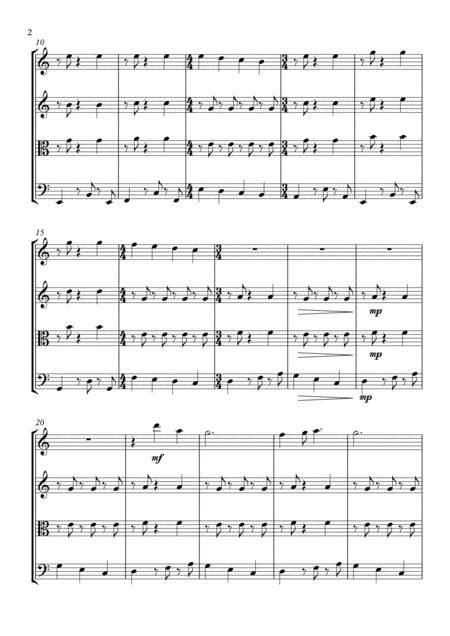 Golden Brown By The Stranglers For String Quartet Page 2