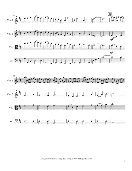 Golden Slumbers String Trio Page 2