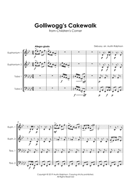 Golliwoggs Cakewalk Tuba Quartet Eett Page 2