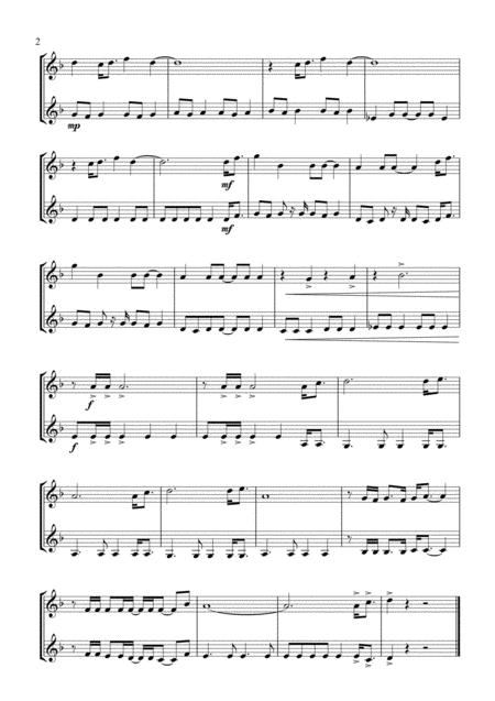 Gonna Fly Now Clarinet Duet Page 2