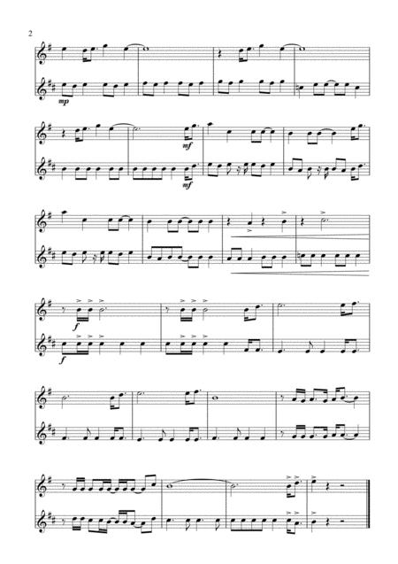 Gonna Fly Now Duet For Trumpet In Bb And Alto Saxophone Page 2