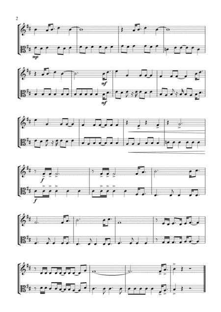 Gonna Fly Now Duet For Violin And Viola Page 2