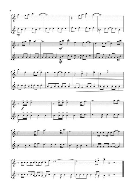 Gonna Fly Now Flute Duet Page 2