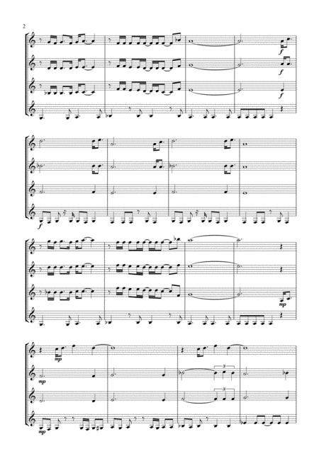 Gonna Fly Now For Clarinet Quartet Page 2