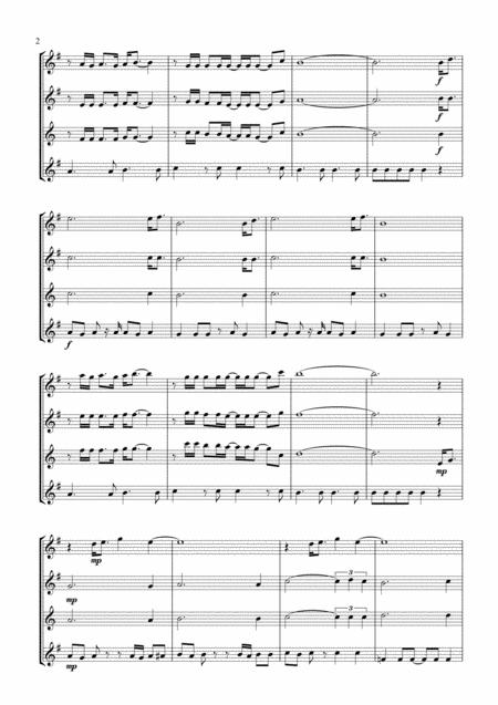 Gonna Fly Now For Saxophone Quartet Page 2