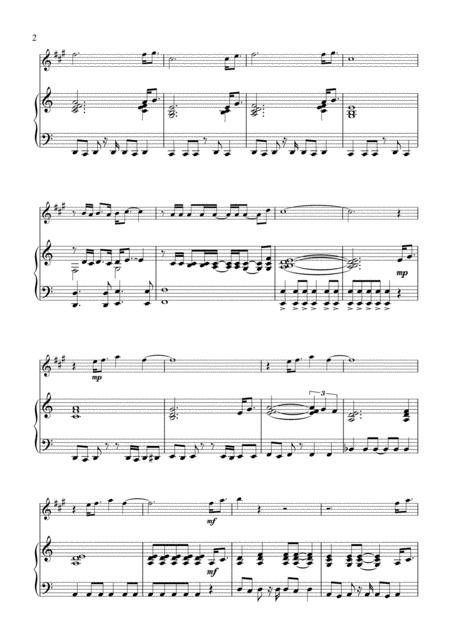 Gonna Fly Now For Solo Alto Saxophone And Piano Page 2