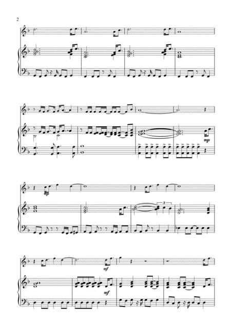 Gonna Fly Now For Solo Flute And Piano Page 2