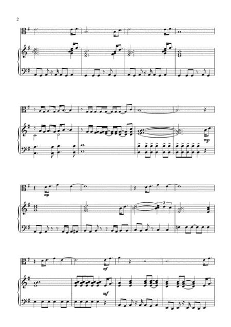 Gonna Fly Now For Solo Viola And Piano Page 2