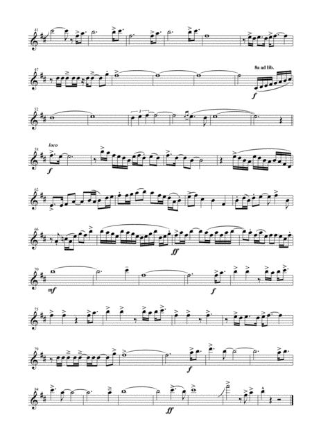 Gonna Fly Now Theme From Rocky For Clarinet Quartet Page 2