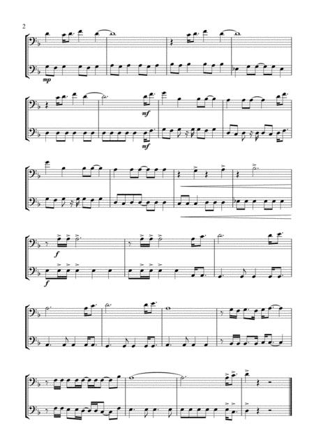 Gonna Fly Now Trombone Duet Page 2