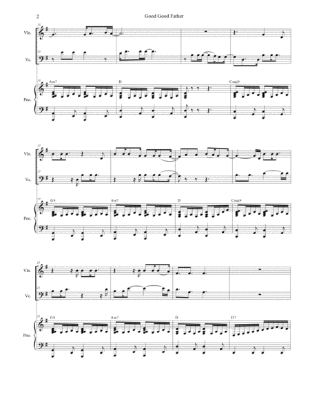 Good Good Father Duet For Violin And Cello Page 2