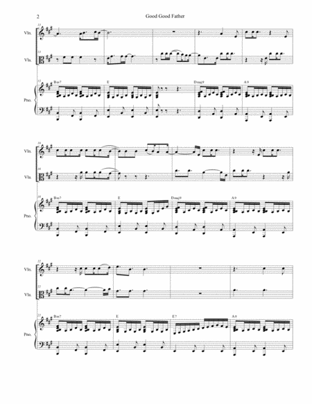 Good Good Father Duet For Violin And Viola Page 2