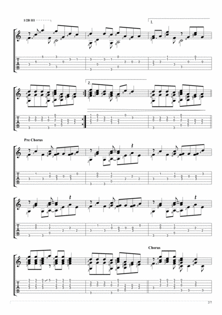 Good Time Fingerstyle Guitar Solo Page 2