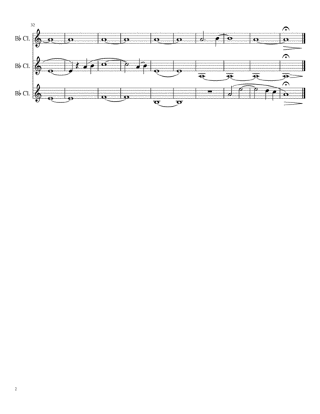 Goodbye Brother From Game Of Thrones For Clarinet Trio Page 2