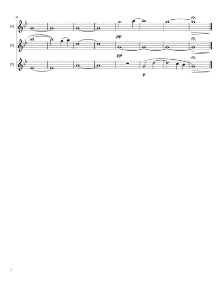 Goodbye Brother From Game Of Thrones For Flute Trio Page 2