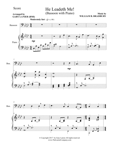 Gospel Hymns For Bassoon Bassoon With Piano Accompaniment Page 2