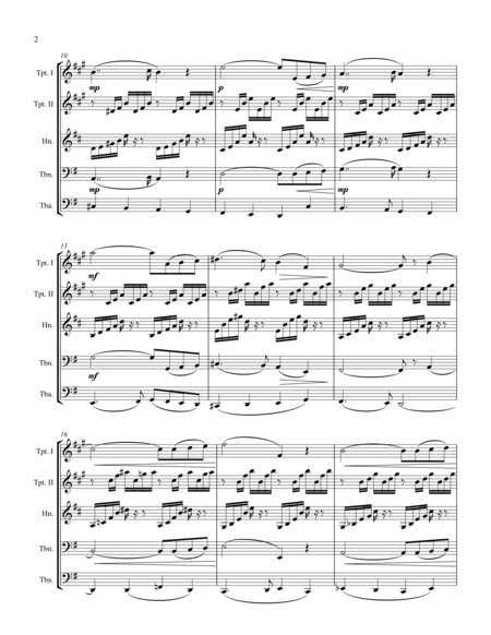 Gounod Ave Maria For Brass Quintet Page 2