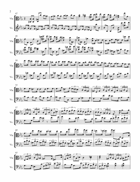 Grand Fugue For Viola And Cello Page 2