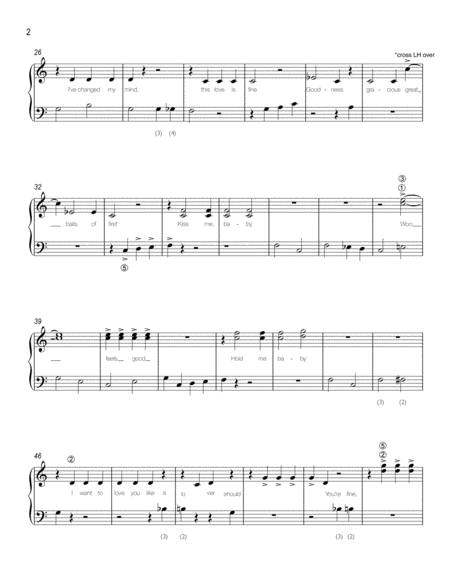 Great Balls Of Fire Easy Piano Page 2