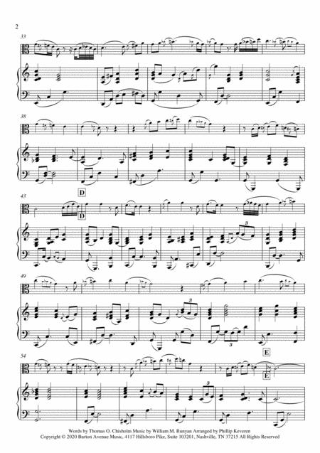 Great Is Thy Faithfulness Piano Viola Page 2
