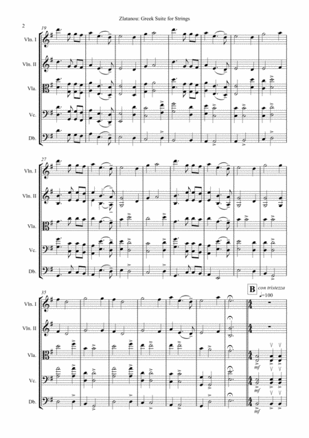 Greek Suite For Strings Page 2