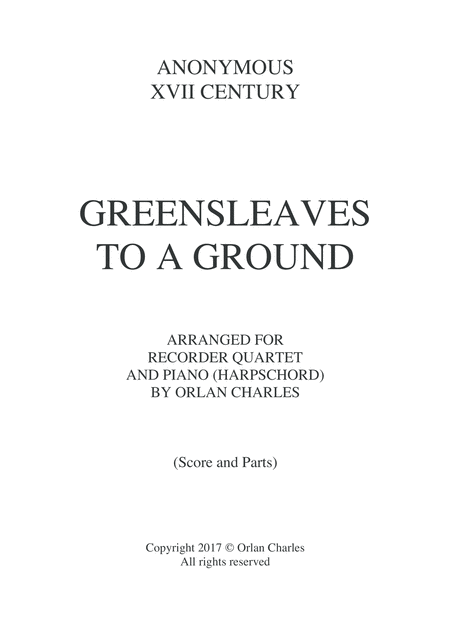 Greensleaves To A Ground Page 2